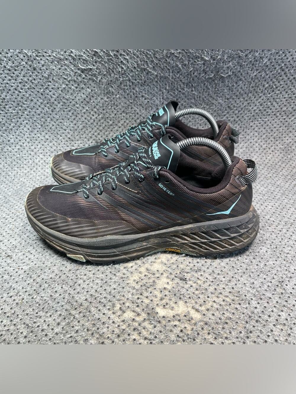 Hoka One One Speedgoat 4 Black Running Shoes Size 9.5 Women’s